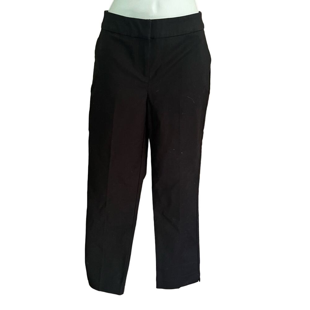 Boden Black Chino Cropped Capri Pants Women’s 4 NEW